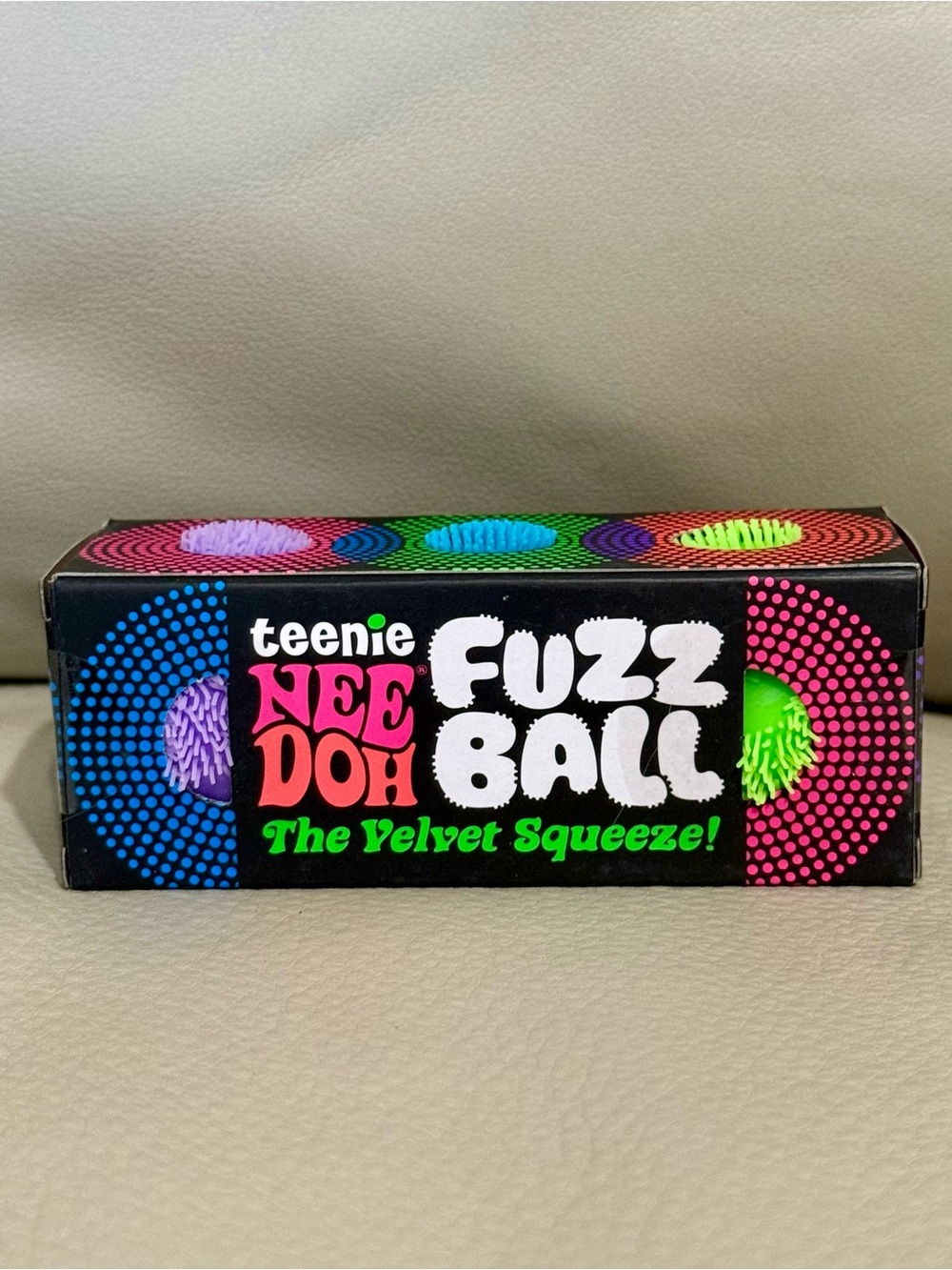 NEW NeeDoh Teenie Fuzz Ball 3-Pack AUTHENTIC Mini Fuzzball Schylling Squishy